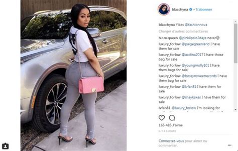 PHOTOS. Blac Chyna fait le buzz sur Instagram en se。